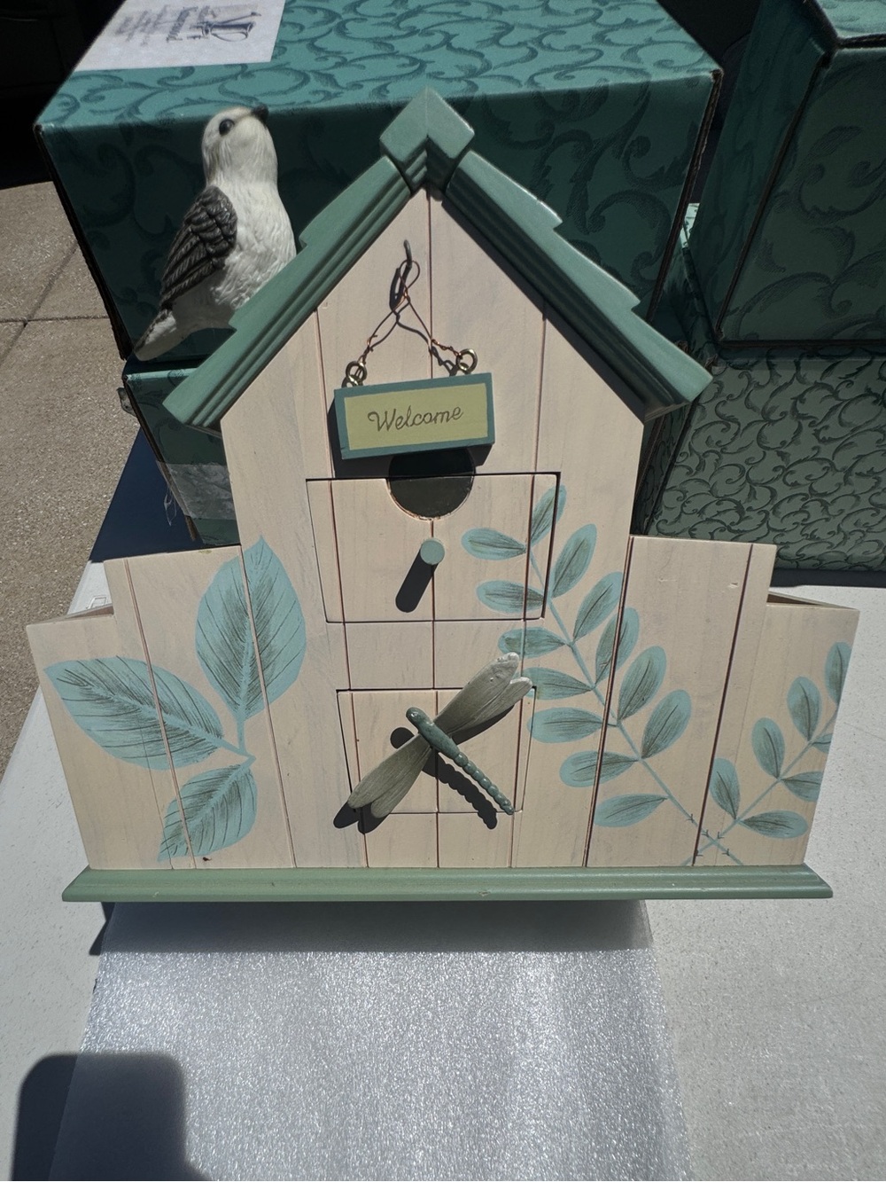Pfaltzgraff Naturewood desk organizer. Preowned In-owned. No box. - Picture 1 of 8